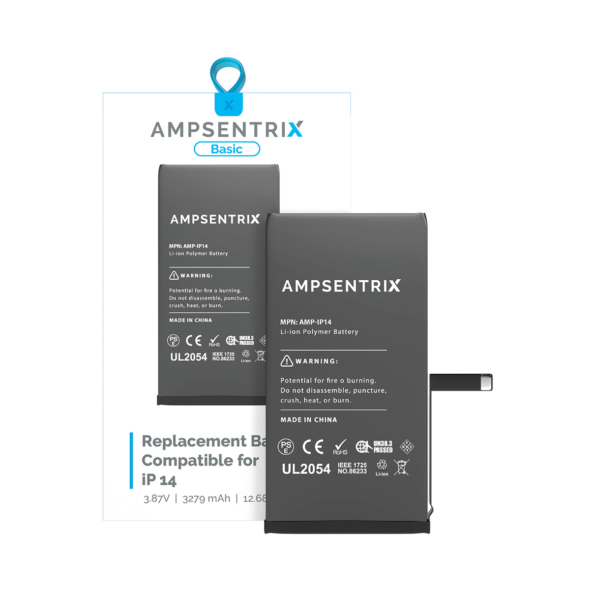Bateria Ampsentrix Basic iPhone 14